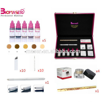 Trousse de microblade à sourcils 3D Misty / Kit de pigment à microblading manuel / 3 outils à main à tête de microblade à tête